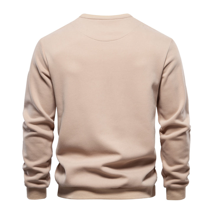 Herrar sweatshirt med praktisk bröstdragkedja och mjukt innerfoder Mirla-Eva Jonsson