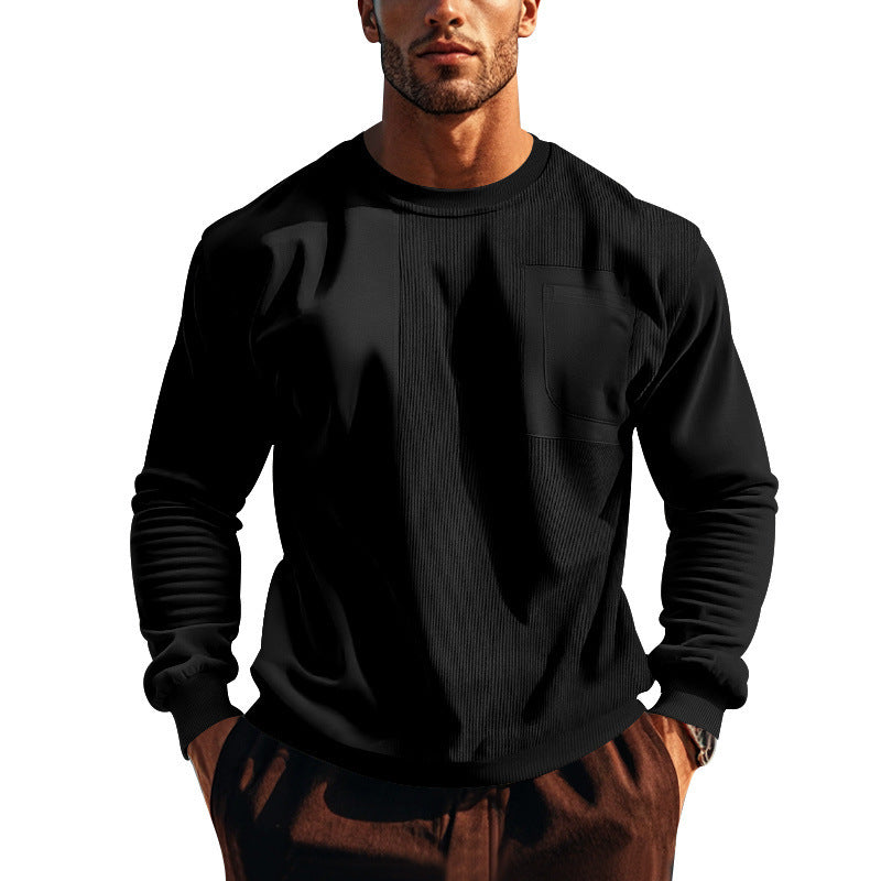 Herrar sweatshirt med strukturerad front Eva Jonsson-Eva Jonsson