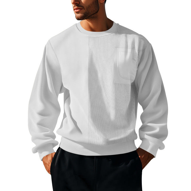 Herrar sweatshirt med strukturerad front Eva Jonsson-Eva Jonsson