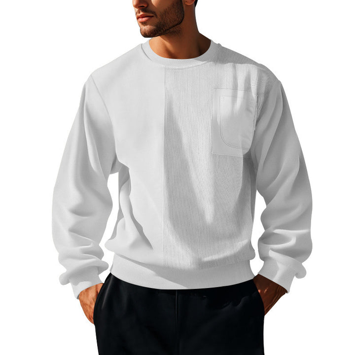Herrar sweatshirt med strukturerad front Eva Jonsson-Eva Jonsson