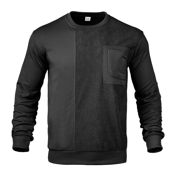 Herrar sweatshirt med strukturerad front Eva Jonsson-Eva Jonsson
