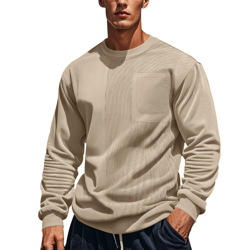 Herrar sweatshirt med strukturerad front Eva Jonsson-Eva Jonsson