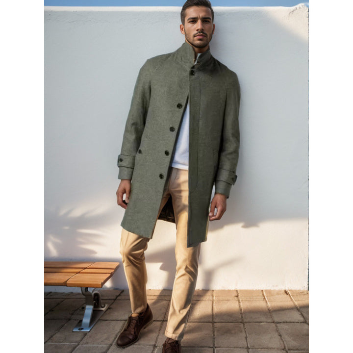 Herrar tidlös och elegant trenchcoat Mirla-Eva Jonsson