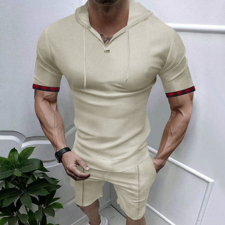 Herrar trendigt kortärmad hoodie-tröja Mirla-Eva Jonsson