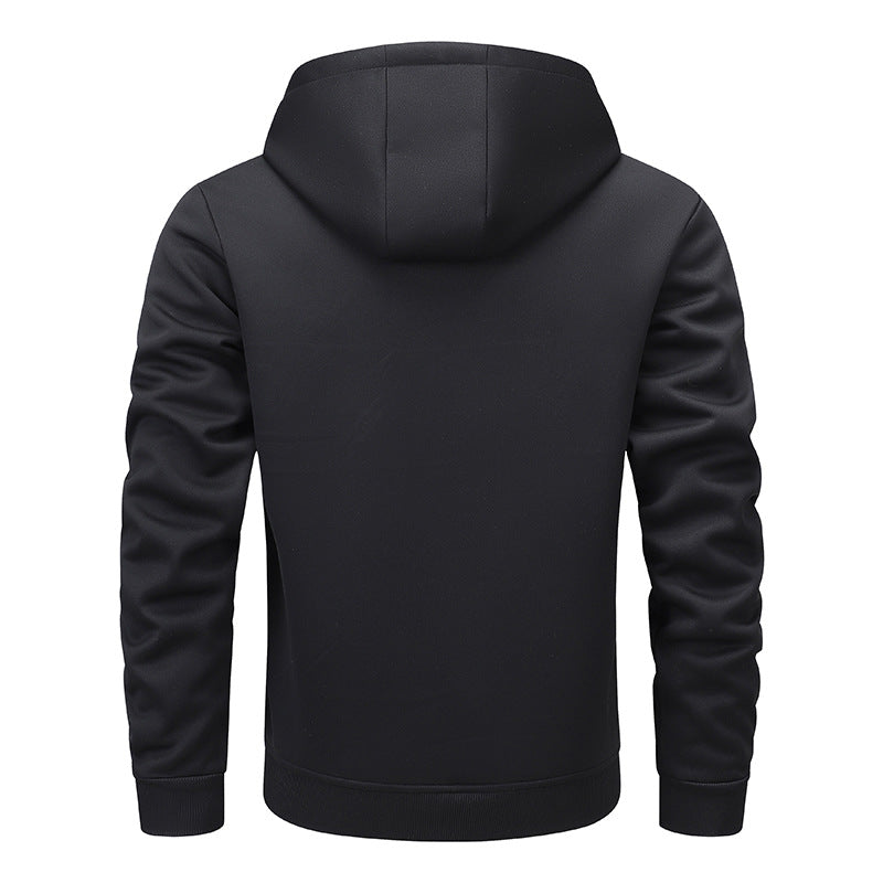 Herrar vadderad hooded jacka i sportig design med praktiska fickor Mirla-Eva Jonsson
