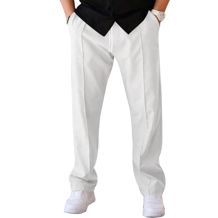 Herrarnas Bekväma Sweatpants med Elegant Utseende och Sidofickor Eva Jonsson-Eva Jonsson