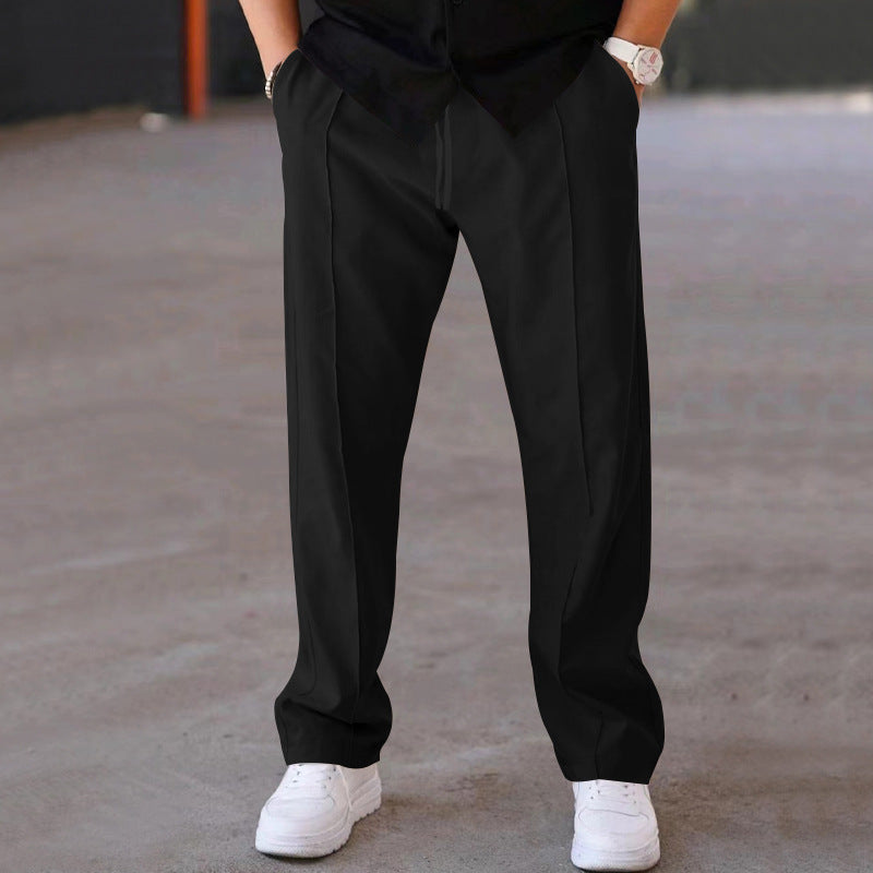 Herrarnas Bekväma Sweatpants med Elegant Utseende och Sidofickor Eva Jonsson-Eva Jonsson
