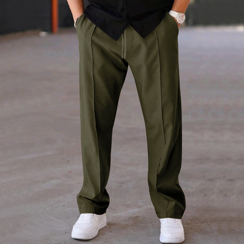 Herrarnas Bekväma Sweatpants med Elegant Utseende och Sidofickor Eva Jonsson-Eva Jonsson