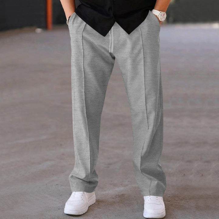 Herrarnas Bekväma Sweatpants med Elegant Utseende och Sidofickor Eva Jonsson-Eva Jonsson