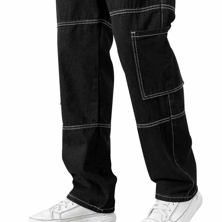 Herrarnas Cargo-jeans med moderna fickor och avslappnad passform Eva Jonsson-Eva Jonsson