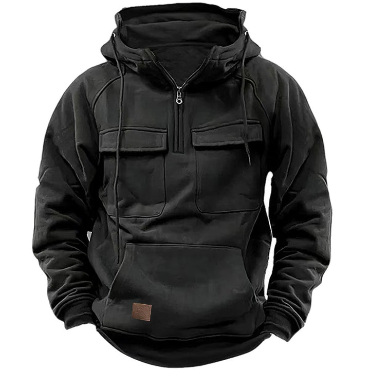 Herrarnas Funktionella Hoodie med praktiska fickor Eva Jonsson