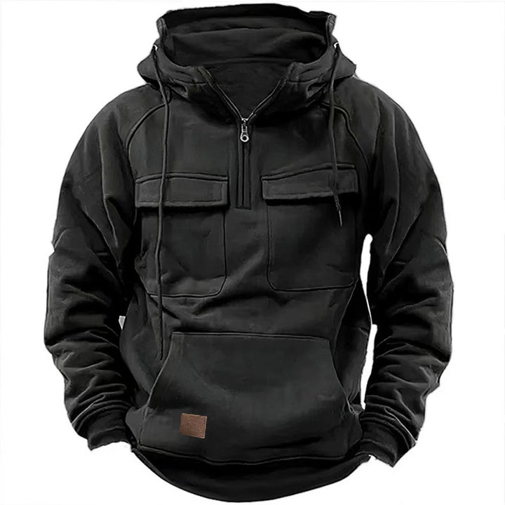 Herrarnas Funktionella Hoodie med praktiska fickor Eva Jonsson