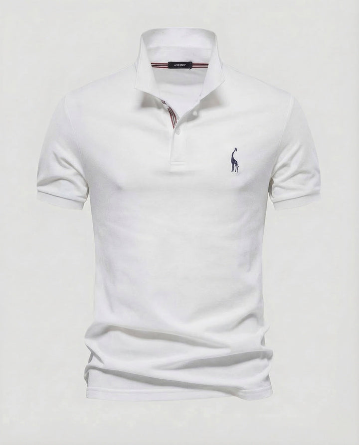 Herrarnas Poloshirt Kort ärm Piqué Emblem-Eva Jonsson
