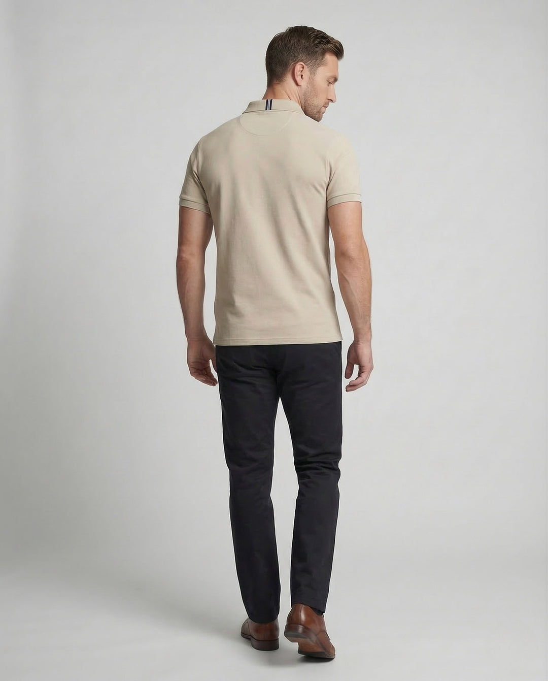 Herrarnas Poloshirt Kort ärm Piqué Emblem-Eva Jonsson