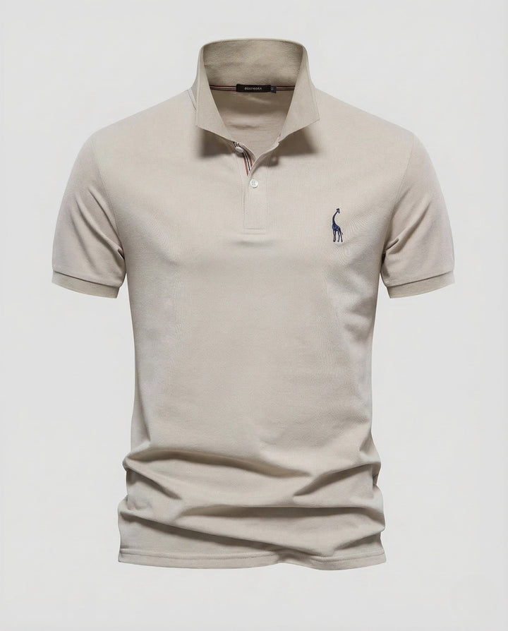 Herrarnas Poloshirt Kort ärm Piqué Emblem-Eva Jonsson