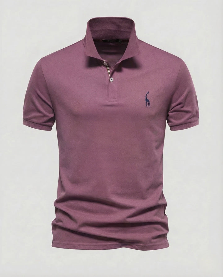 Herrarnas Poloshirt Kort ärm Piqué Emblem-Eva Jonsson