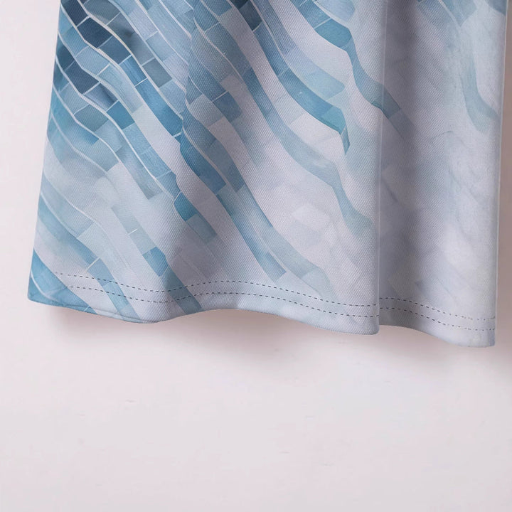 Herrarnas Poloshirt med Dynamisk Grafikdesign Mirla-Eva Jonsson