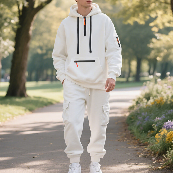 Herrarnas Sportiga Hoodie- och Joggingdräkt-Set Mirla-Eva Jonsson