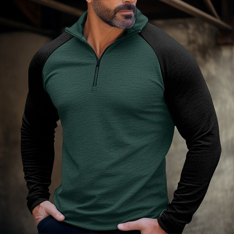 Herrarnas atletiska zip hoodie Mirla-Eva Jonsson