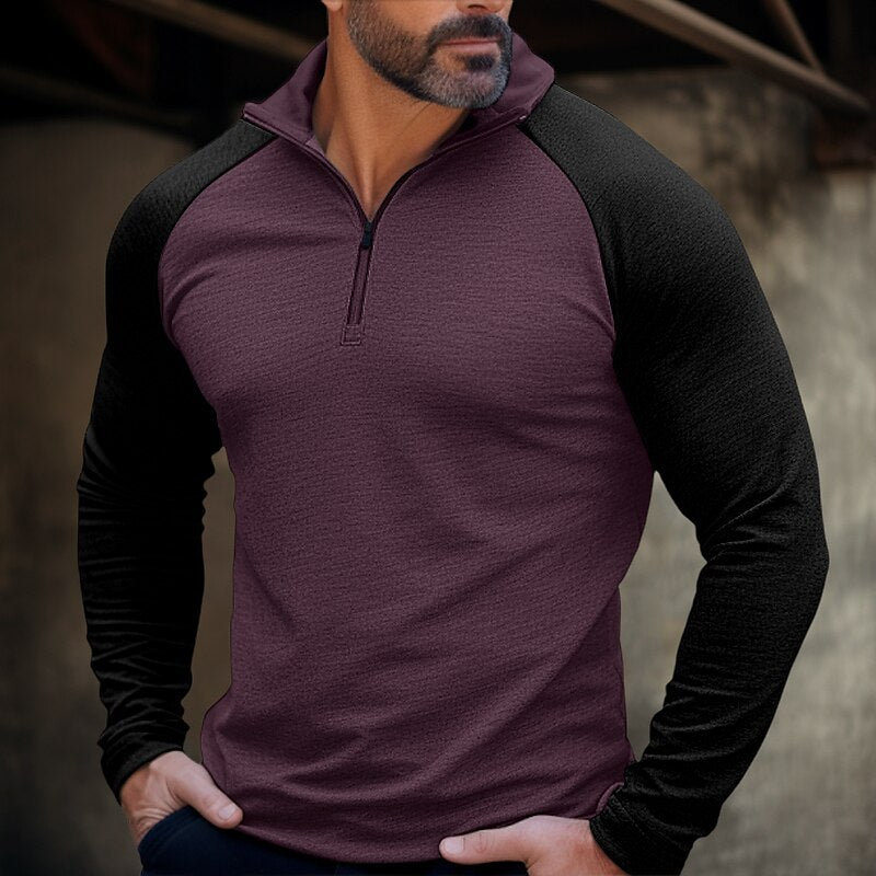 Herrarnas atletiska zip hoodie Mirla-Eva Jonsson