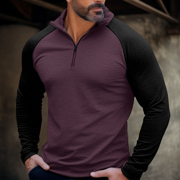 Herrarnas atletiska zip hoodie Mirla-Eva Jonsson