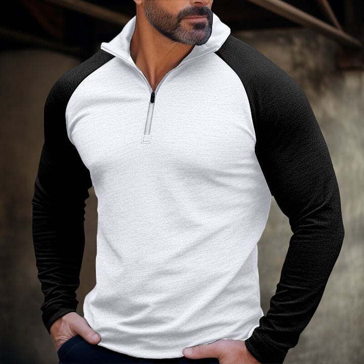 Herrarnas atletiska zip hoodie Mirla-Eva Jonsson