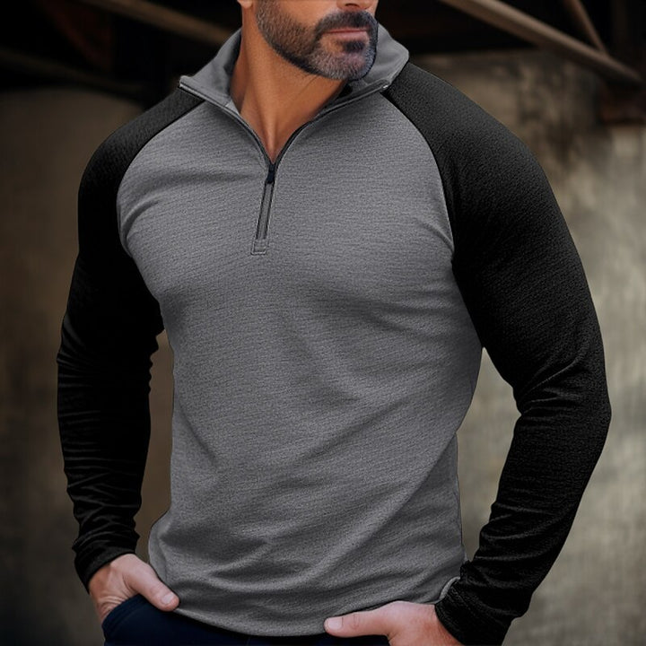 Herrarnas atletiska zip hoodie Mirla-Eva Jonsson