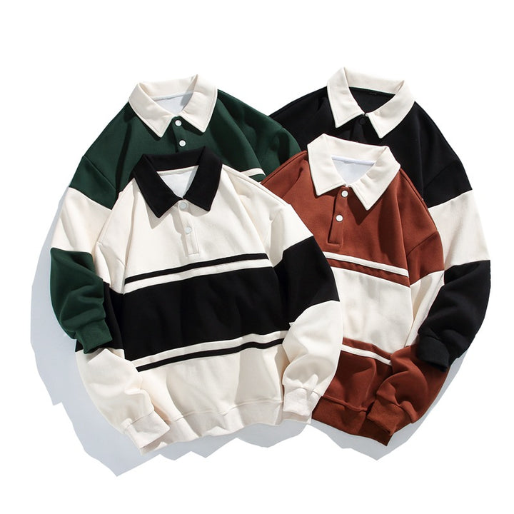 Herrarnas avslappnade poloshirt-tröja Mirla-Eva Jonsson