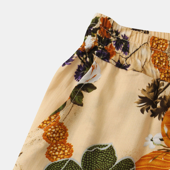 Herrarnas badshorts med medelhavsinspirerat blommönster och elastisk midja Mirla-Eva Jonsson