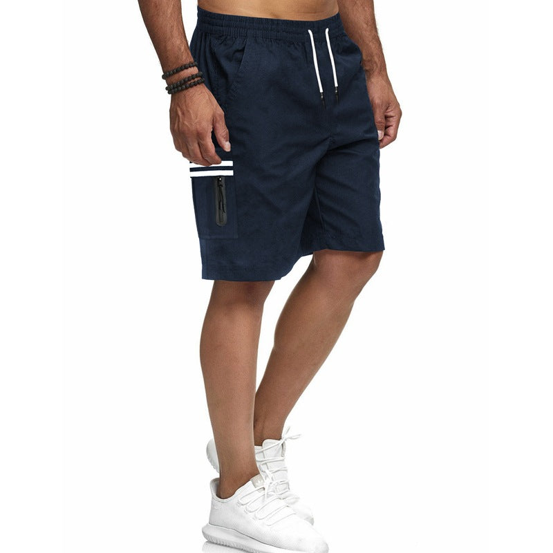 Herrarnas badshorts med praktiska dragkedjefickor och elastiskt midjeband Mirla-Eva Jonsson