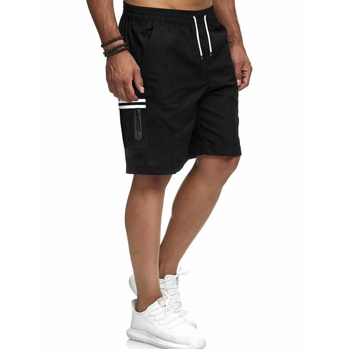 Herrarnas badshorts med praktiska dragkedjefickor och elastiskt midjeband Mirla-Eva Jonsson