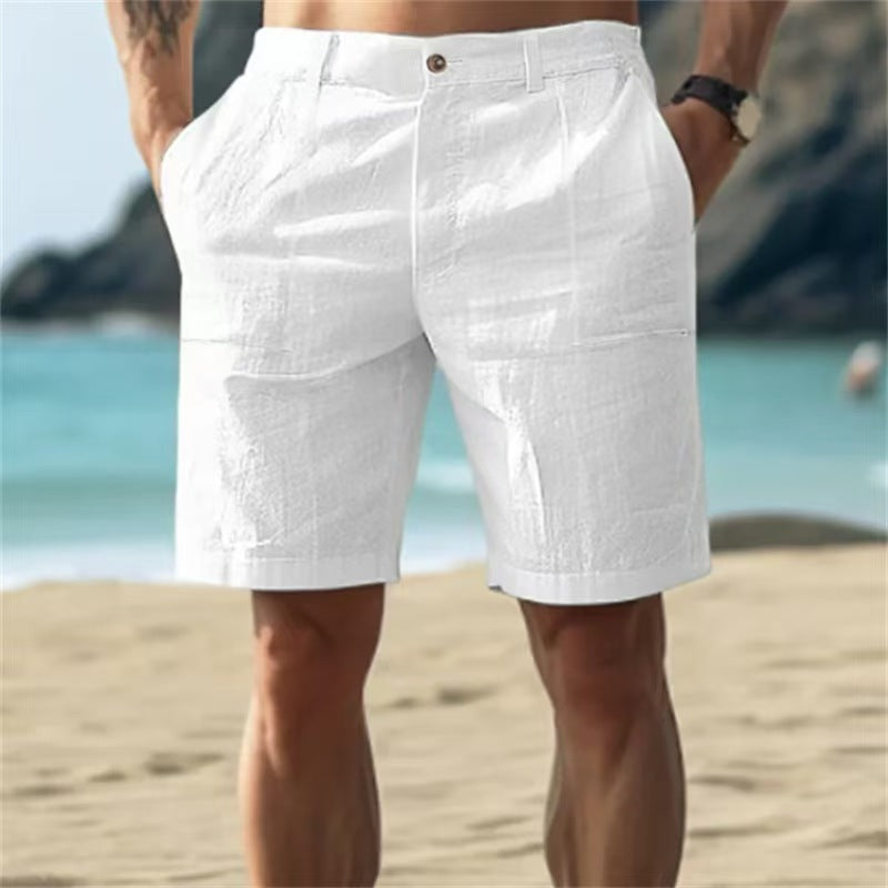 Herrarnas badshorts med snabbtorkande material och praktiska sidofickor Mirla-Eva Jonsson