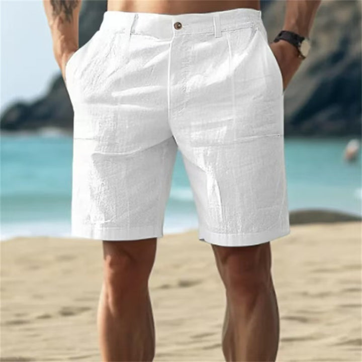 Herrarnas badshorts med snabbtorkande material och praktiska sidofickor Mirla-Eva Jonsson
