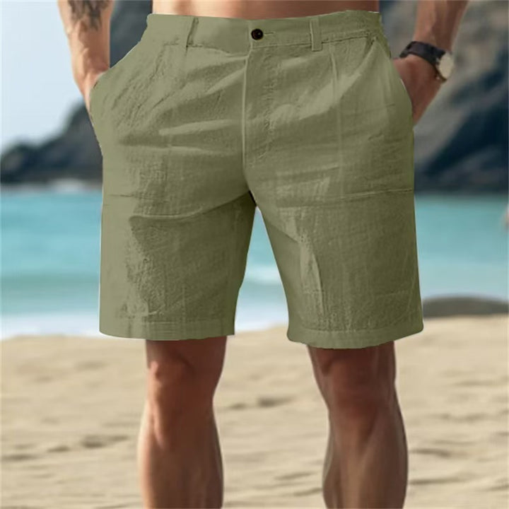 Herrarnas badshorts med snabbtorkande material och praktiska sidofickor Mirla-Eva Jonsson