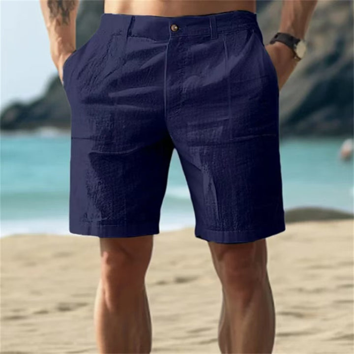 Herrarnas badshorts med snabbtorkande material och praktiska sidofickor Mirla-Eva Jonsson