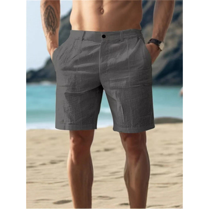 Herrarnas badshorts med snabbtorkande material och praktiska sidofickor Mirla-Eva Jonsson