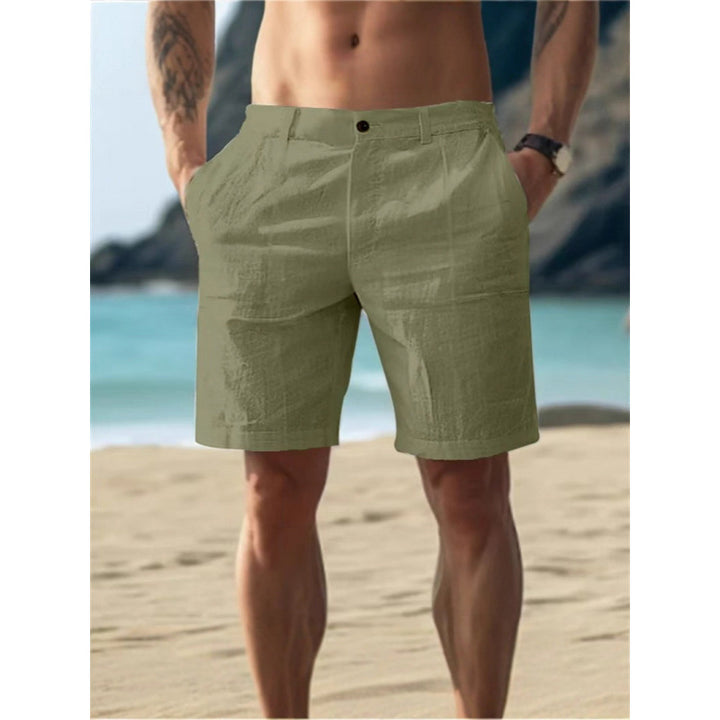 Herrarnas badshorts med snabbtorkande material och praktiska sidofickor Mirla-Eva Jonsson