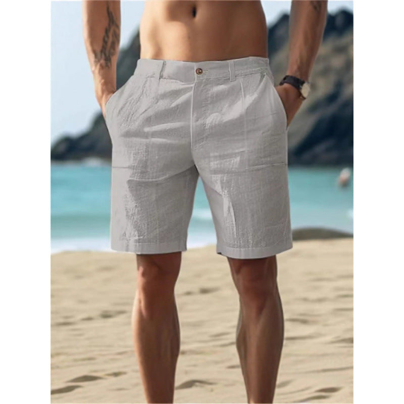 Herrarnas badshorts med snabbtorkande material och praktiska sidofickor Mirla-Eva Jonsson
