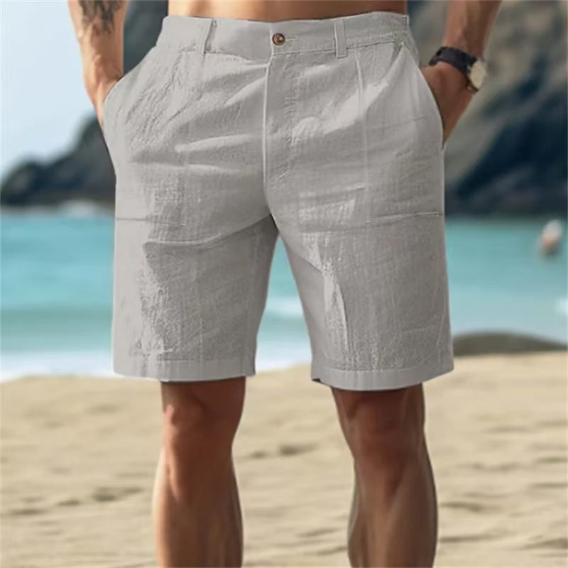 Herrarnas badshorts med snabbtorkande material och praktiska sidofickor Mirla-Eva Jonsson