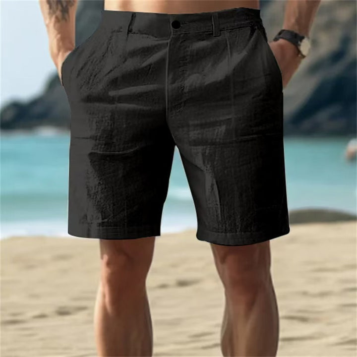 Herrarnas badshorts med snabbtorkande material och praktiska sidofickor Mirla-Eva Jonsson