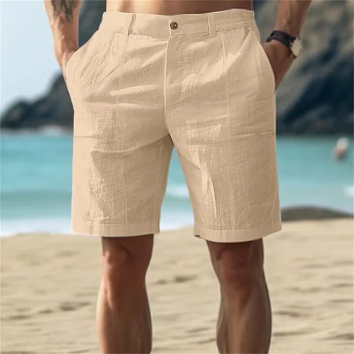 Herrarnas badshorts med snabbtorkande material och praktiska sidofickor Mirla-Eva Jonsson