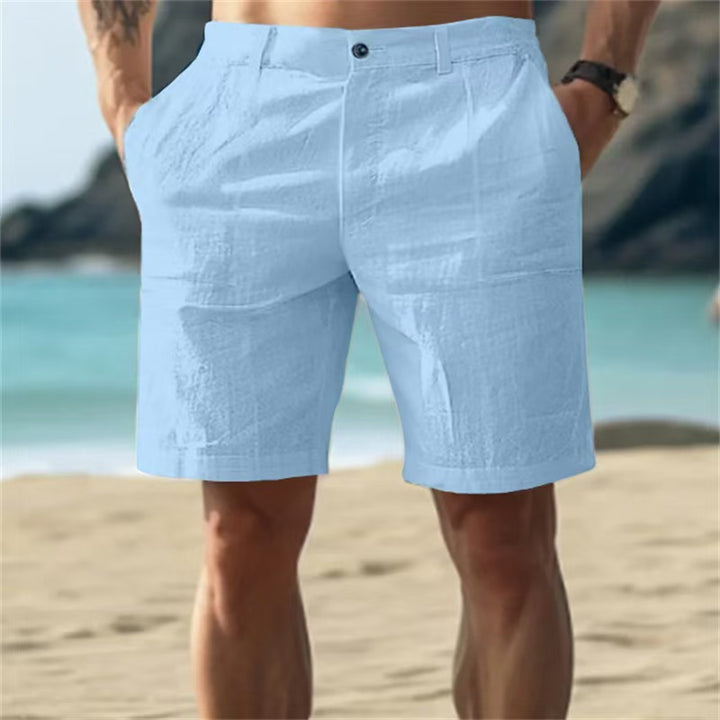 Herrarnas badshorts med snabbtorkande material och praktiska sidofickor Mirla-Eva Jonsson