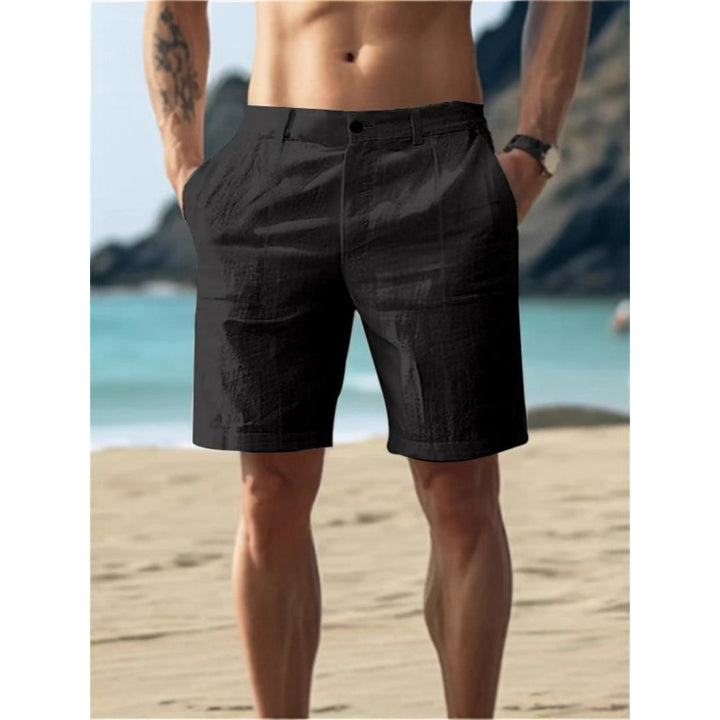 Herrarnas badshorts med snabbtorkande material och praktiska sidofickor Mirla-Eva Jonsson
