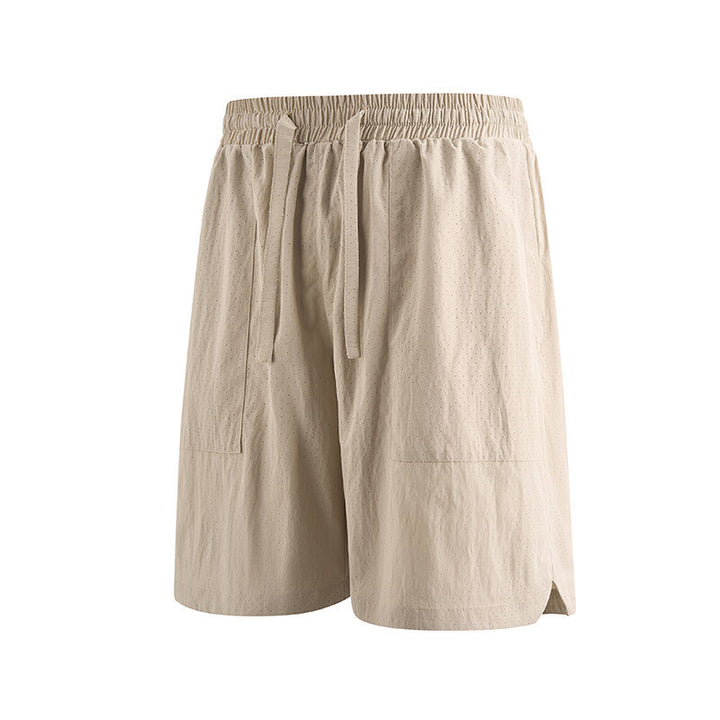 Herrarnas bekväma fritidsshorts med elastisk midja och praktiska fickor Eva Jonsson-Eva Jonsson
