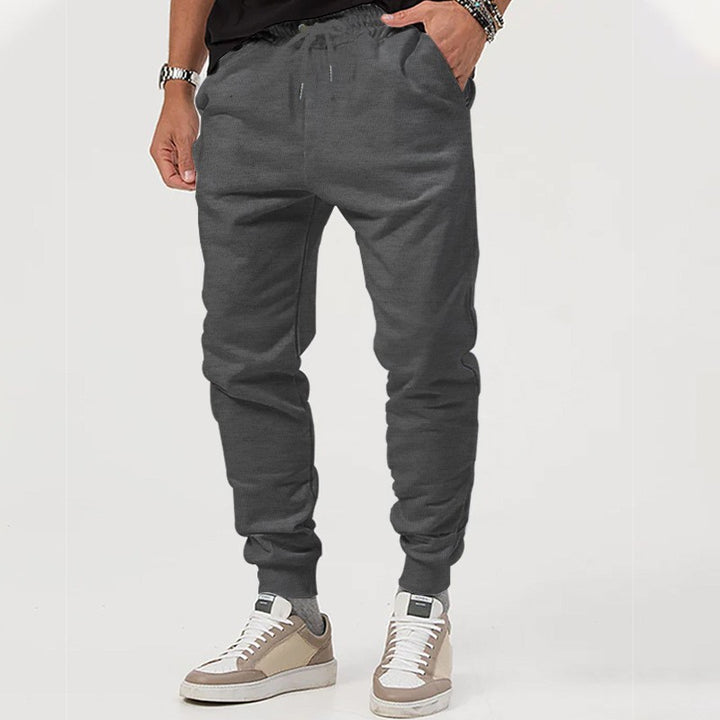 Herrarnas bekväma sweatpants med elastisk midja och sidofickor Eva Jonsson-Eva Jonsson