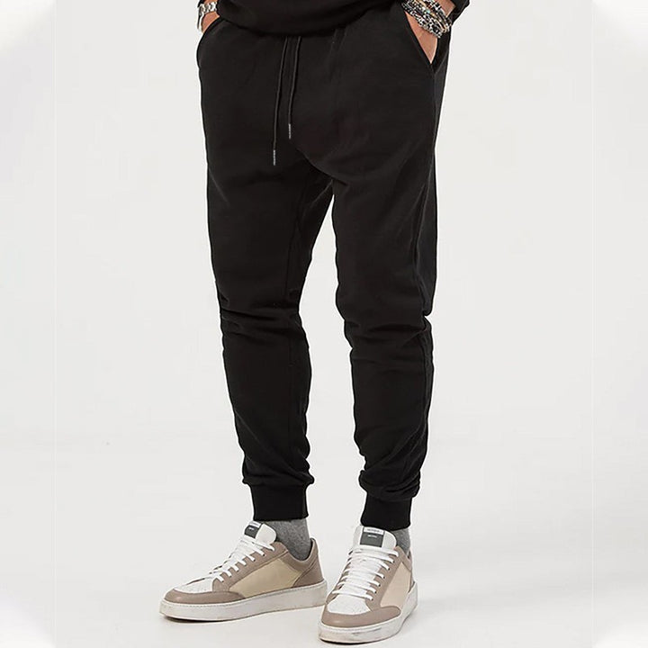 Herrarnas bekväma sweatpants med elastisk midja och sidofickor Eva Jonsson-Eva Jonsson