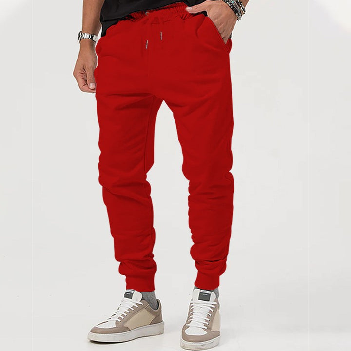Herrarnas bekväma sweatpants med elastisk midja och sidofickor Eva Jonsson-Eva Jonsson