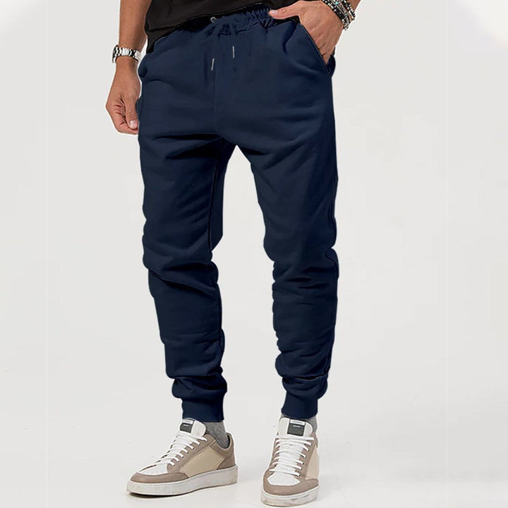 Herrarnas bekväma sweatpants med elastisk midja och sidofickor Eva Jonsson-Eva Jonsson