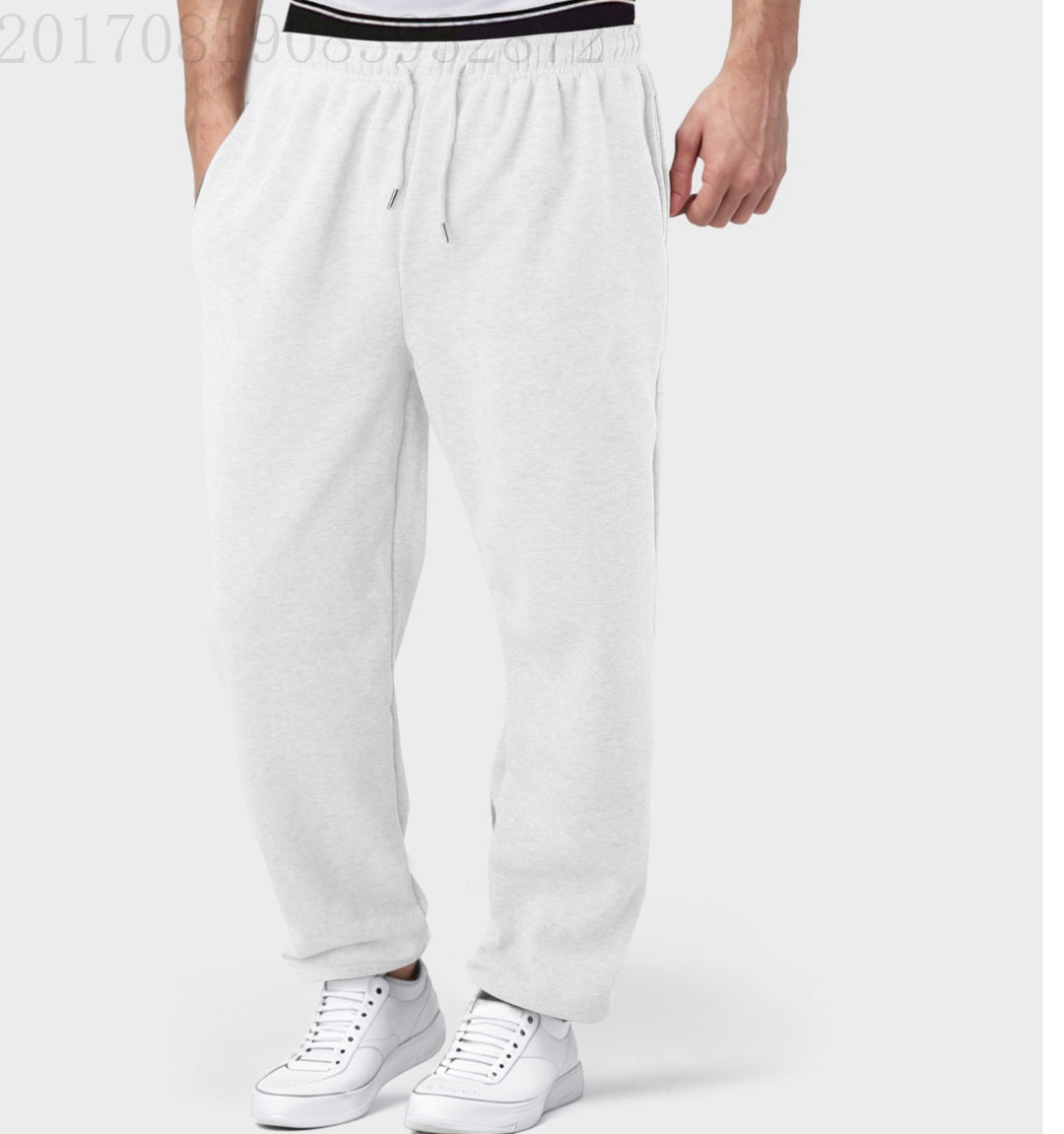 Herrarnas bekväma sweatpants med elastisk midja och sidofickor Mirla-Eva Jonsson