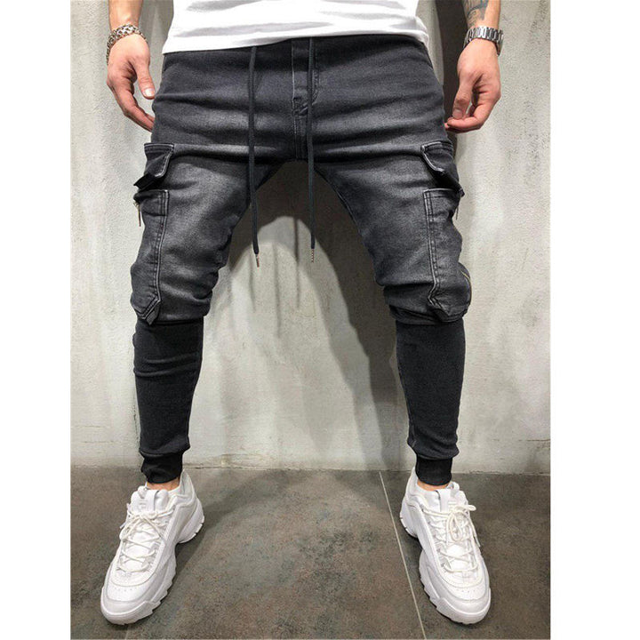 Herrarnas cargo-joggingbyxor med modernt slim-fit snitt och praktiska fickor Eva Jonsson-Eva Jonsson